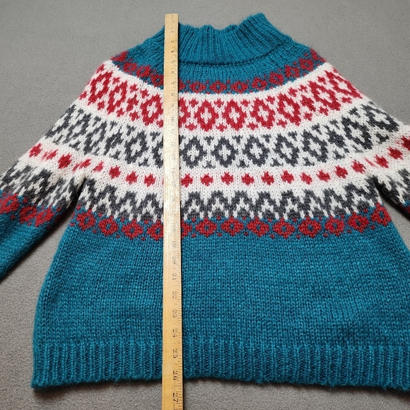 Beautifull sweater Made In Italy Mohair Blend Oversized - Picture 8 of 9